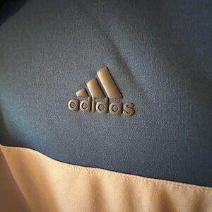 Adidas Color-block Golf Polo, XL, Blue, White, Gray